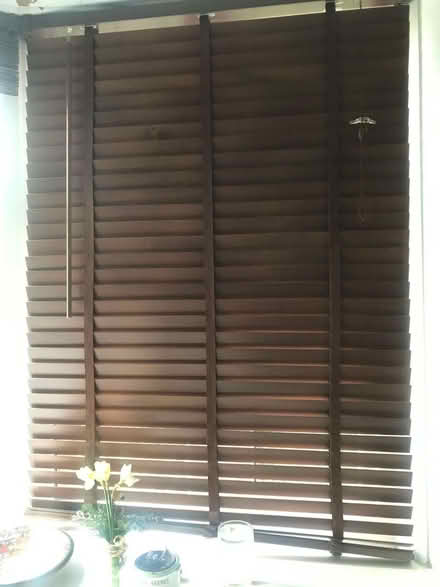Photo of free Modern venetian blinds in brown X 2 (Northowram HX3) #1