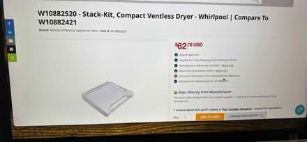 Photo of free Dryer Kit (Germantown, MD) #1