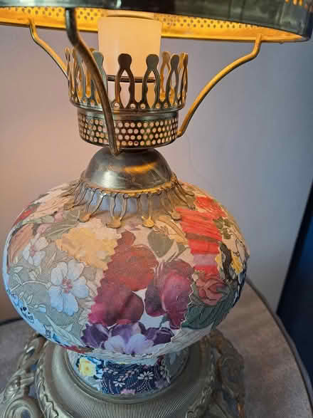 Photo of free Vintage glass lamp (Bohemia TN37) #2