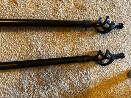 Photo of free Two black curtain poles (Galgate LA2 0) #1