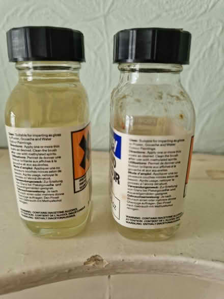 Photo of free 2 bottles of Rowney Varnish (Hindhead, Surrey) #2