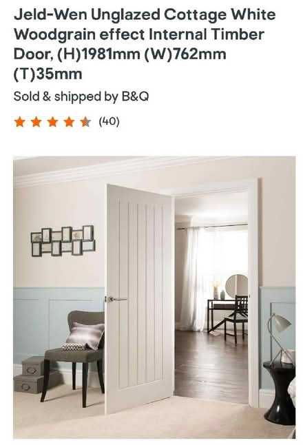 Photo of free Two brand new solid core doors (Manor Park S2) #1