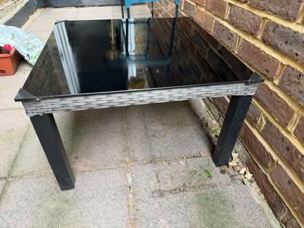 Photo of free Patio rattan table (Fulham Palace Rd SW6) #1
