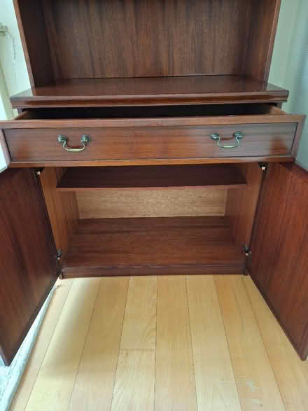 Photo of free Mahogany dresser with light (Brocton ST17) #3