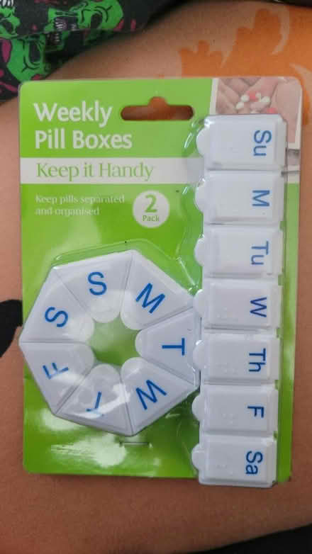 Photo of free BNIB Weekly pill boxes (Southend, SS1) #1