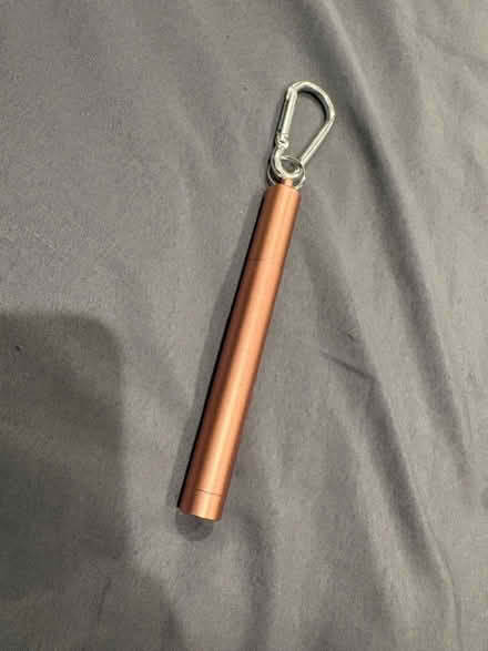 Photo of free Retractable metal straw with brush (94087) #1