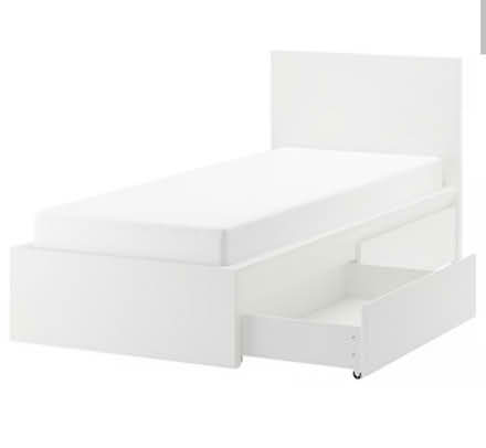 Photo of free Malm Twin bed with storage drawers (Oakville) #3