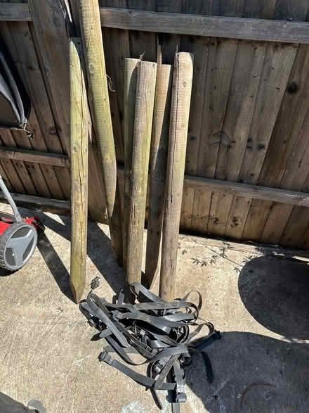 Photo of free Tree stakes and straps (Erith DA8) #1