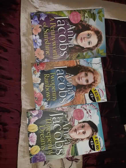 Photo of free Series of 3 Anna Jacobs books (Tonbridge TN9) #2