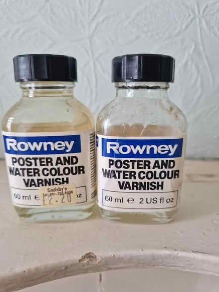 Photo of free 2 bottles of Rowney Varnish (Hindhead, Surrey) #1