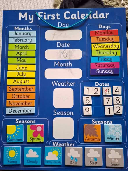 Photo of free My First Calendar (Incomplete) (Walton ST15) #1