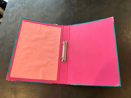 Photo of free A4 butterfly and flower ring binder (New Malden KT3) #2