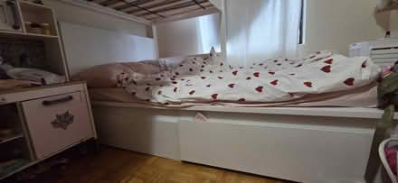 Photo of free Malm Twin bed with storage drawers (Oakville) #1