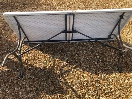 Photo of free Used folding table (Haddon) #3