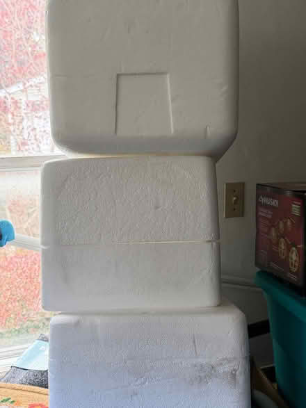 Photo of free 3 Styrofoam Coolers (Concord, MA) #1