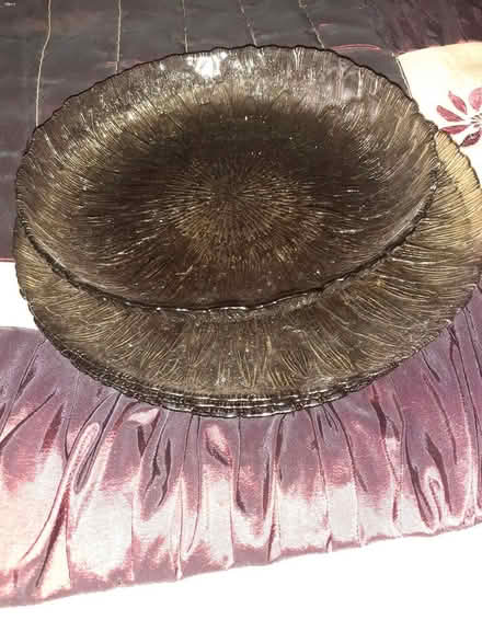 Photo of free Brown glass plates and a fruit bowl (Tonbridge TN9) #1