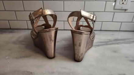 Photo of free Rose gold wedge heel sandals (6.5) (Midtown/Boulevard Park) #4