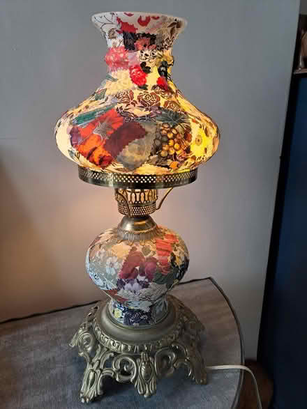 Photo of free Vintage glass lamp (Bohemia TN37) #1