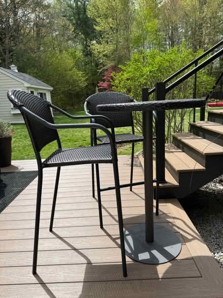 Photo of free Deck table and chairs (Bedford NH) #2