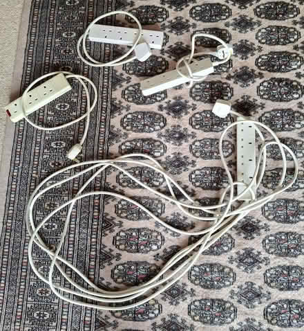 Photo of free 13A extension leads. 3 short and 1 long. Not PAT tested (Sapcote LE9) #1