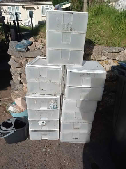 Photo of free plastic storage drawers (bristol BS40) #1