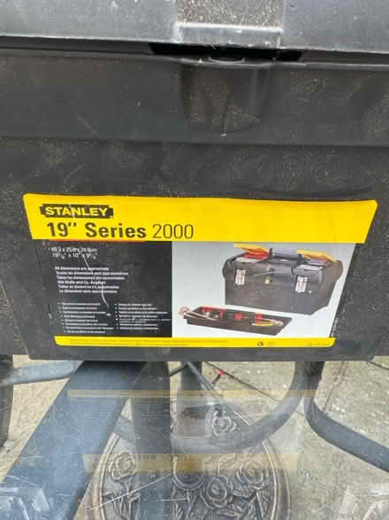 Photo of free Plastic toolbox with insert (Dogsthorpe) #1