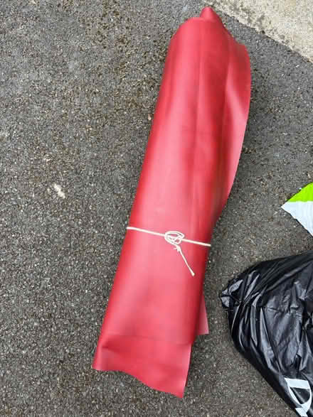 Photo of free Red leather look squares (Brownswood, MK7) #1