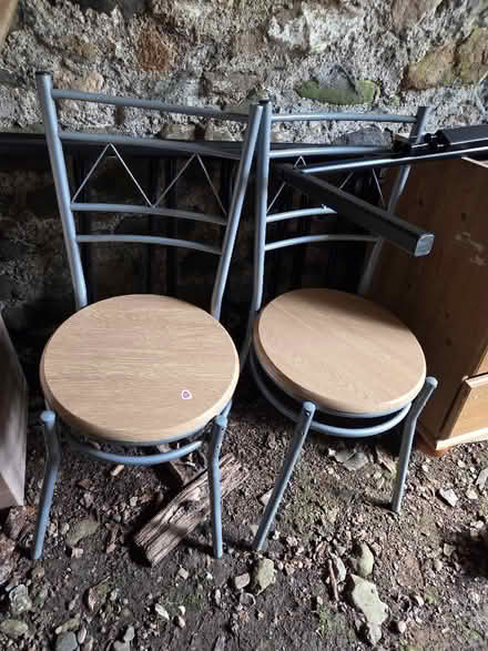Photo of free Small table and 2 chairs (Waterside KA3) #2