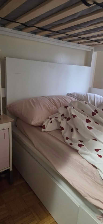 Photo of free Malm Twin bed with storage drawers (Oakville) #4