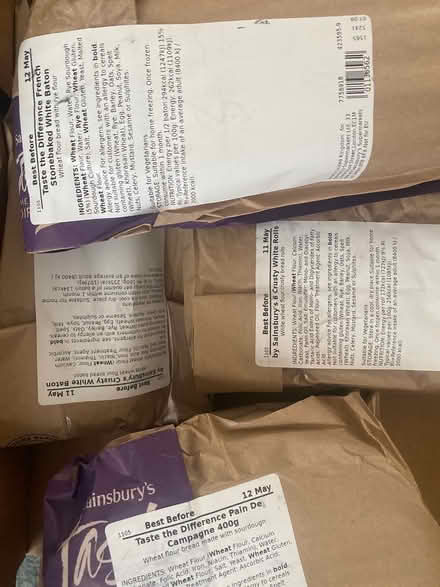 Photo of free Batons and white breads BB11/12 May (Ashwood Road PR2) #1