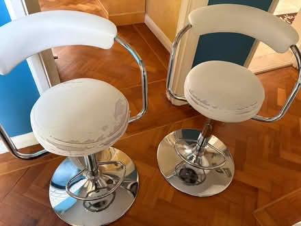 Photo of free Two kitchen bar stools (Nascot Wood WD17) #1