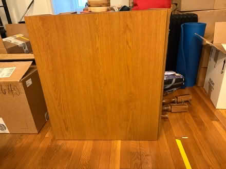 Photo of free Wood dining room table + 2chairs (Boston) #1