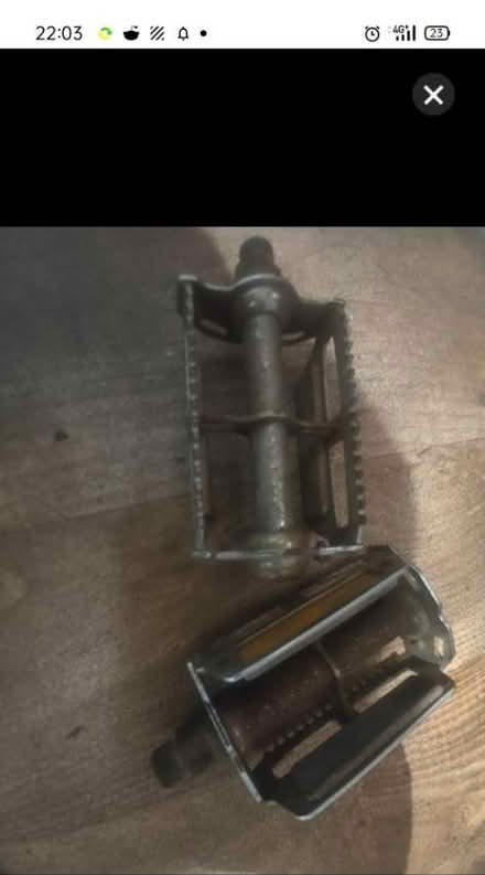 Photo of free Vintage bike pedals (Spitalfields E1) #1