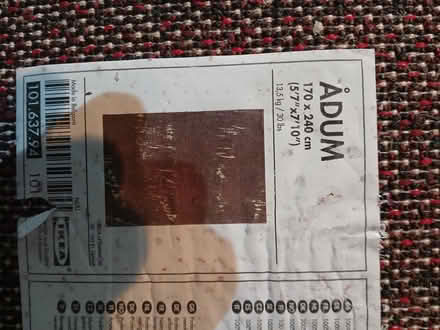 Photo of free Large brown ikea rug ADUM (Cutteslowe OX2) #1