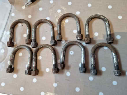 Photo of free U bolts X8 (Gidea Park RM2) #1