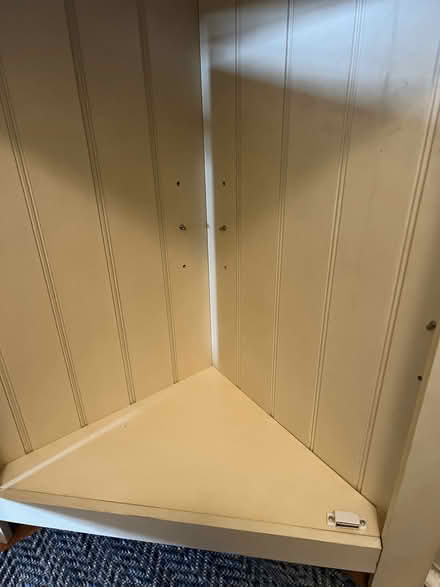Photo of free Wood corner cabinet (Kensington Brooklyn) #2