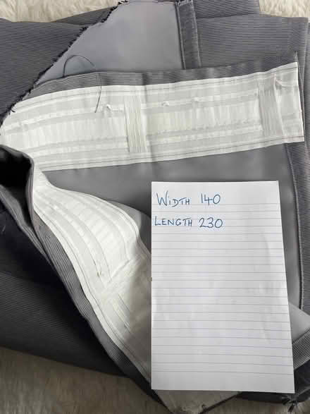 Photo of free Grey curtains (Chatham) #3