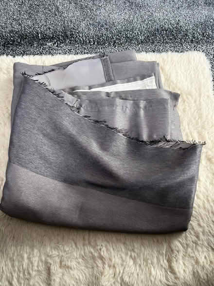 Photo of free Grey curtains (Chatham) #2
