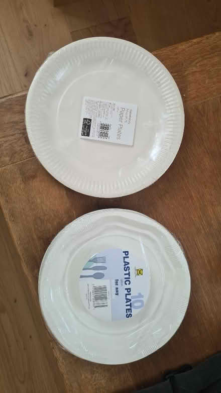 Photo of free Paper and plastic plates (Weston Park BA1) #1