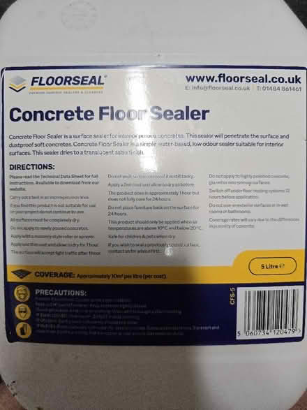 Photo of free concrete floor sealer (Seaford BN25) #2