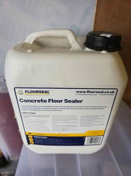 Photo of free concrete floor sealer (Seaford BN25) #1