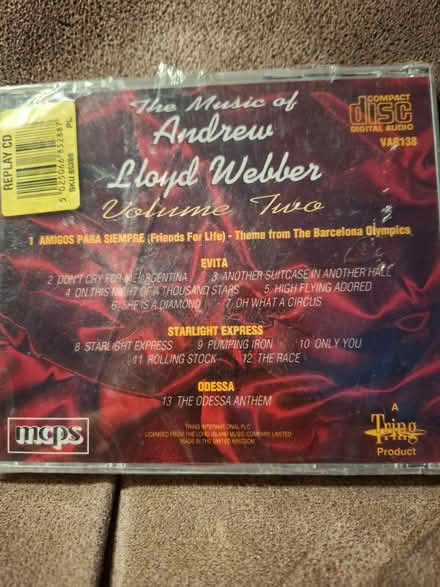 Photo of free The Music of Andrew Lloyd Webber CD (Walderslade ME5) #2