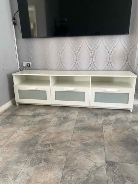 Photo of free White tv stand (Croxteth L11) #1