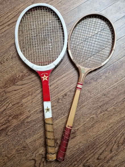 Photo of free Wooden tennis rackets (Gidea Park RM2) #1