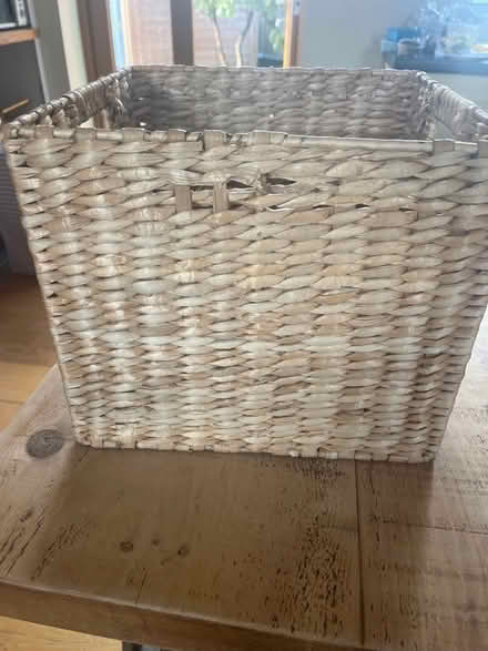 Photo of free Wicker waste basket (Blacklands TN34) #2