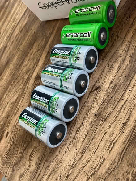 Photo of free 6 size D rechargeable batteries (Crestwood, NW DC) #2