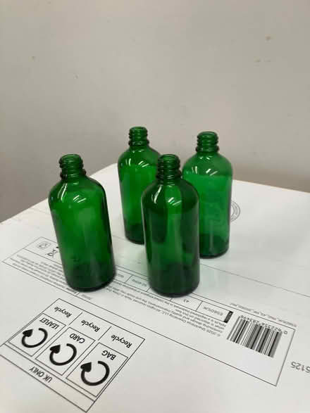 Photo of free Twelve green bottles 13cm tall (Malvern Link WR14) #1