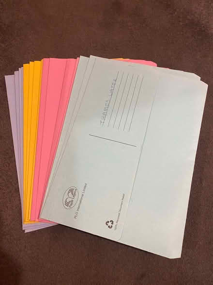Photo of free 5 document wallet cardboard folders (Cogges OX28) #1