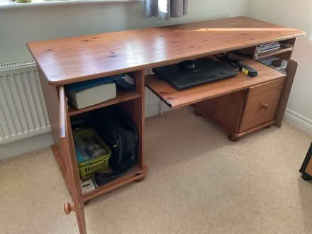Photo of free Wooden Desk (North Walsham NR28) #3