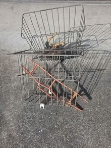 Photo of free 2 wire baskets and 3 hand tools #2
